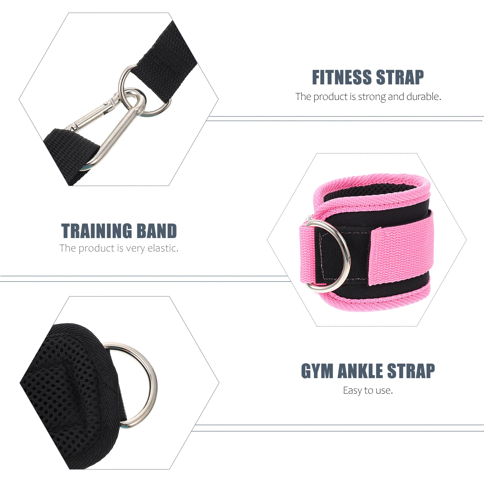1pc Fitness Ankle Strap Adjustable Training Band Exercise Buckle For Leg Toning Gym Home Outdoor Use Resistance
1pc Fitness Ankle Strap Adjustable Training Band Exercise Buckle For Leg Toning Gym Home Outdoor Use Resistance