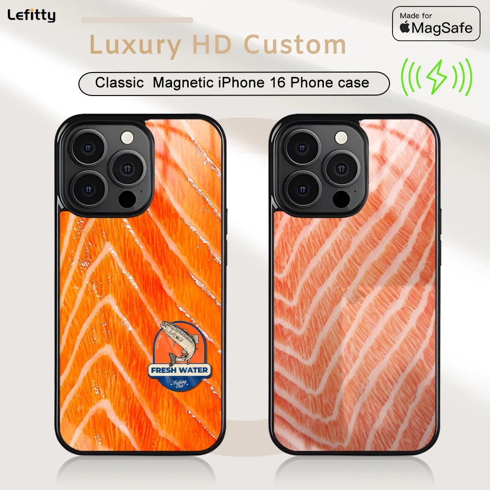 Funny Salmon Fish Phone Case For iPhone 16 15 14 13 12 11 Pro Max Plus Mini Magnetic Magsafe Wireless Charging Cover
Funny Salmon Fish Phone Case For iPhone 16 15 14 13 12 11 Pro Max Plus Mini Magnetic Magsafe Wireless Charging Cover