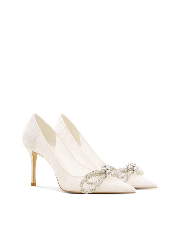 Thin high heels spring and summer new pointed shallow crystal butterfly lace wedding shoes banquet dress rhinestone women sandal
Thin high heels spring and summer new pointed shallow crystal butterfly lace wedding shoes banquet dress rhinestone women sandal