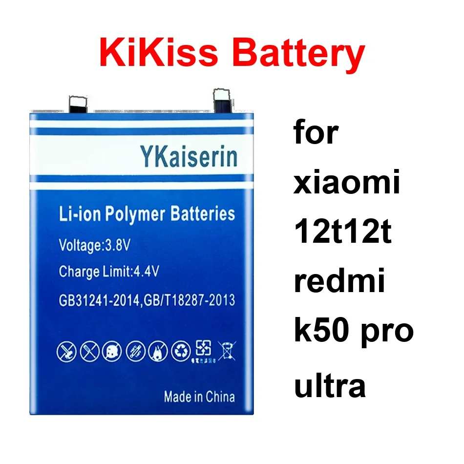 Mobile Phone Battery Reliable Power BM5J BP48 BM5E 3200-6000Mah For Xiaomi 12T12t Redmi K50 Pro Ultra
Mobile Phone Battery Reliable Power BM5J BP48 BM5E 3200-6000Mah For Xiaomi 12T12t Redmi K50 Pro Ultra