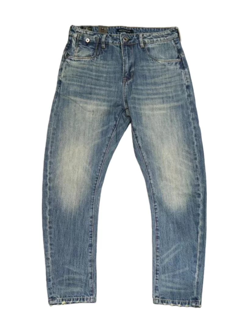 Retro Waed Denim Jeans Men's Straight Leg Trousers Windproof Wear Resistant mid Waist Zipper Fly Cotton 00% Winter Wear
Retro Waed Denim Jeans Men's Straight Leg Trousers Windproof Wear Resistant mid Waist Zipper Fly Cotton 00% Winter Wear