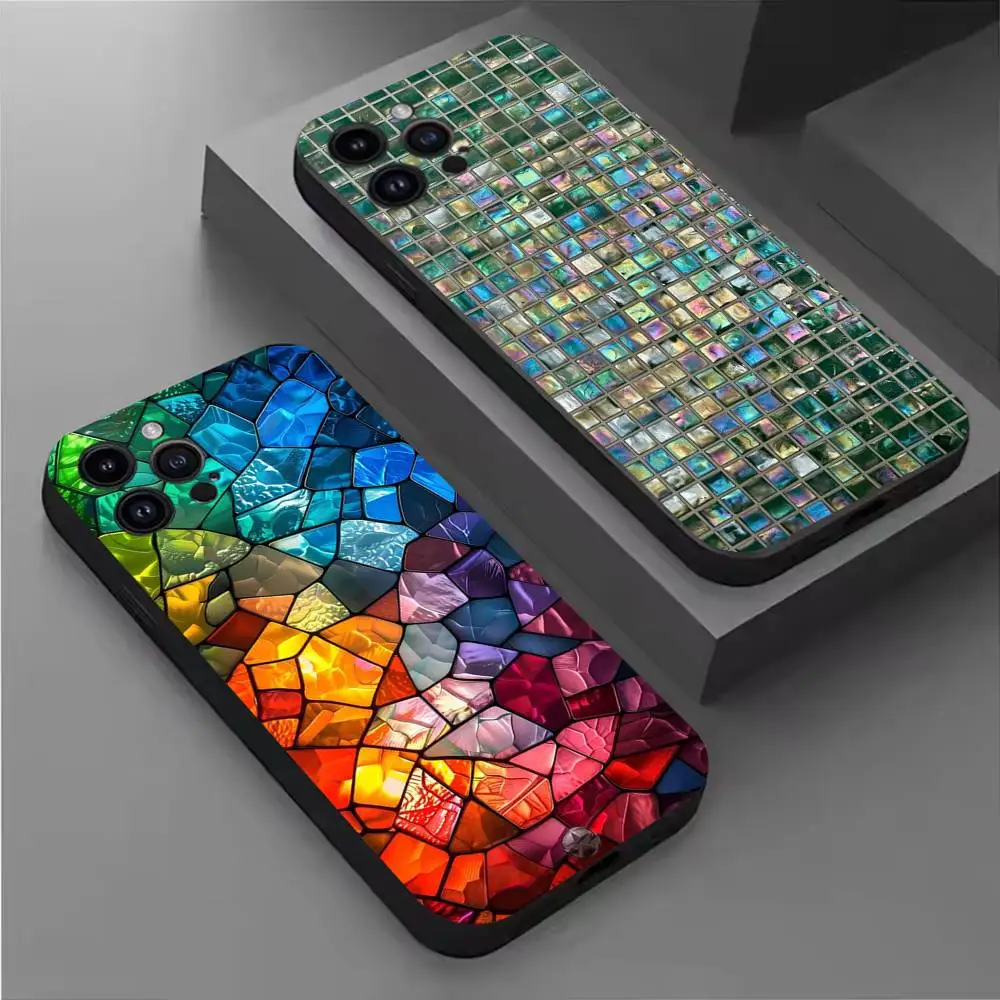Colorful Glass Phone Case For iPhone 16,15,14,13,12,11 Plus,Pro Max,XS,X,XR,SE,Mini,8,7,Soft Silicone Black Cover
Colorful Glass Phone Case For iPhone 16,15,14,13,12,11 Plus,Pro Max,XS,X,XR,SE,Mini,8,7,Soft Silicone Black Cover