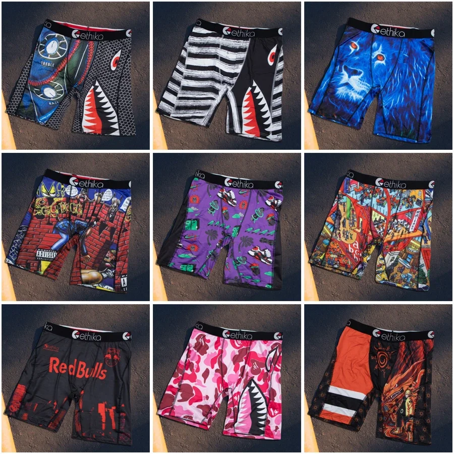 ETHIKA 1 шт., сексуальное мужское нижнее белье, боксеры, дышащие мужские трусы-боксеры для плавания, большие размеры, мужские трусы с принтом, плавки, мужские трусы
ETHIKA 1 шт., сексуальное мужское нижнее белье, боксеры, дышащие мужские трусы-боксеры для плавания, большие размеры, мужские трусы с принтом, плавки, мужские трусы