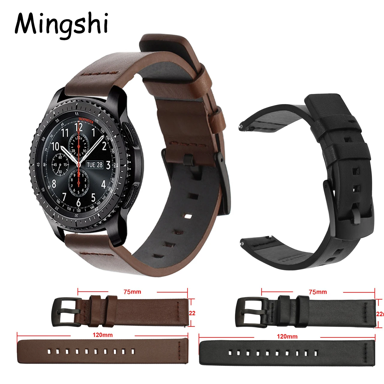 Leather Strap FOR Samsung Galaxy Watch Active 2 40/44mm Gear sport wrist watchband 20mm Watch strap samsung active2 3 42mm band
Leather Strap FOR Samsung Galaxy Watch Active 2 40/44mm Gear sport wrist watchband 20mm Watch strap samsung active2 3 42mm band