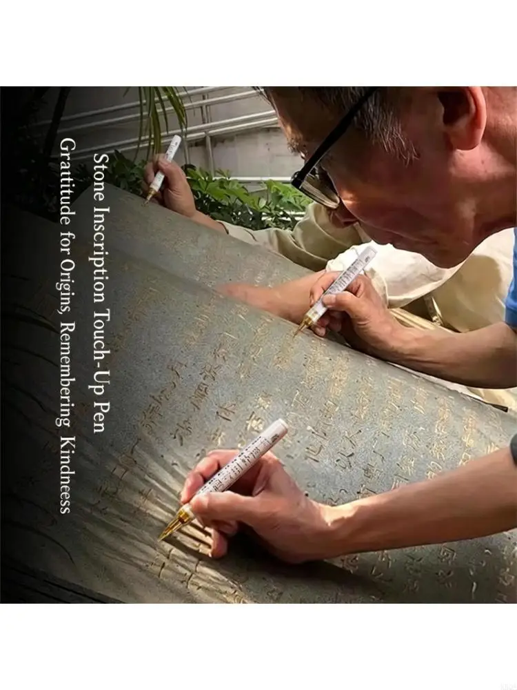 Brush Tip Monument Paint Pen Waterproof Sunproof Stone Paint Marker For Lettering Retouching On Gravestones Tombstone
Brush Tip Monument Paint Pen Waterproof Sunproof Stone Paint Marker For Lettering Retouching On Gravestones Tombstone