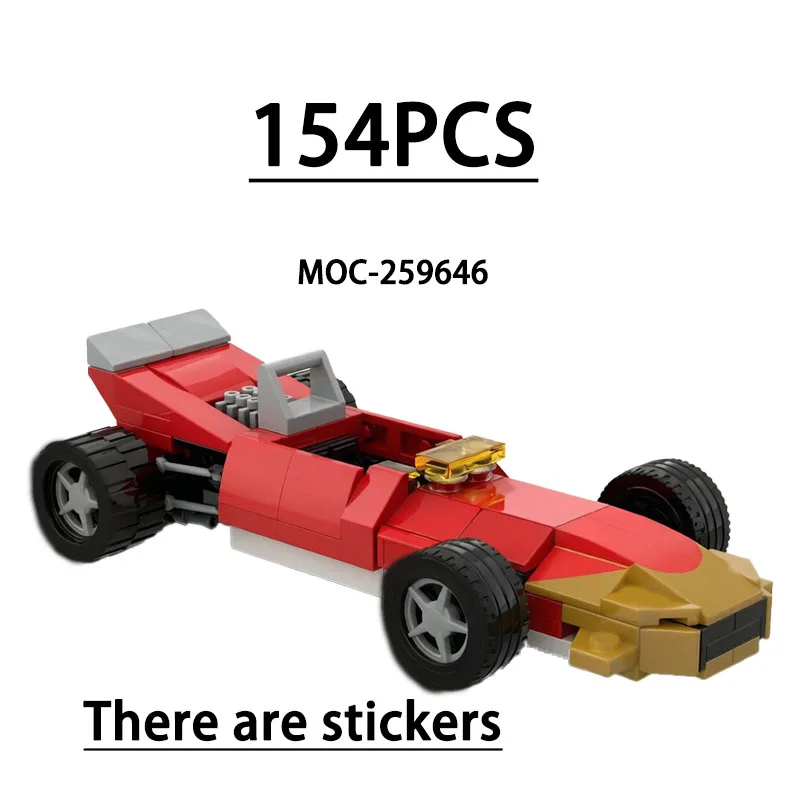 MOC-259646 Building Block Racing Car Model Decoration, 154 Pieces, Children's Educational Birthday, Christmas New Year Toy Gift
MOC-259646 Building Block Racing Car Model Decoration, 154 Pieces, Children's Educational Birthday, Christmas New Year Toy Gift