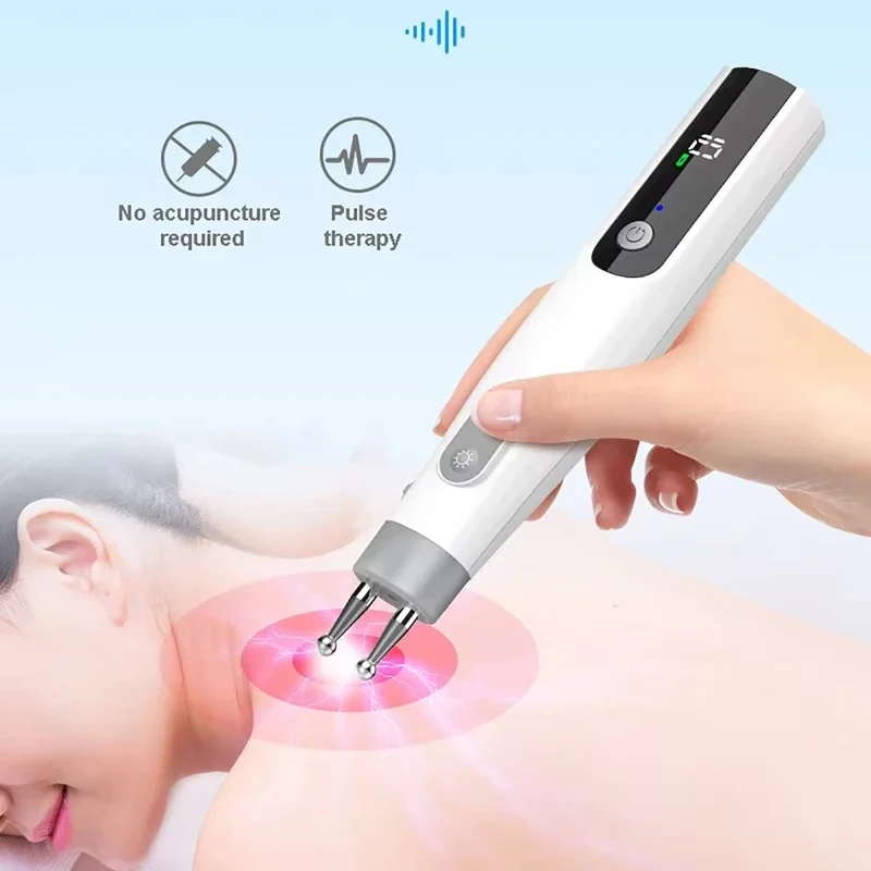 Dual-Head Meridian Pen Rechargeable Electronic Therapy Meridian Massager Portable Acupuncture Pen Energy Acupoint Pressing Pen
Dual-Head Meridian Pen Rechargeable Electronic Therapy Meridian Massager Portable Acupuncture Pen Energy Acupoint Pressing Pen