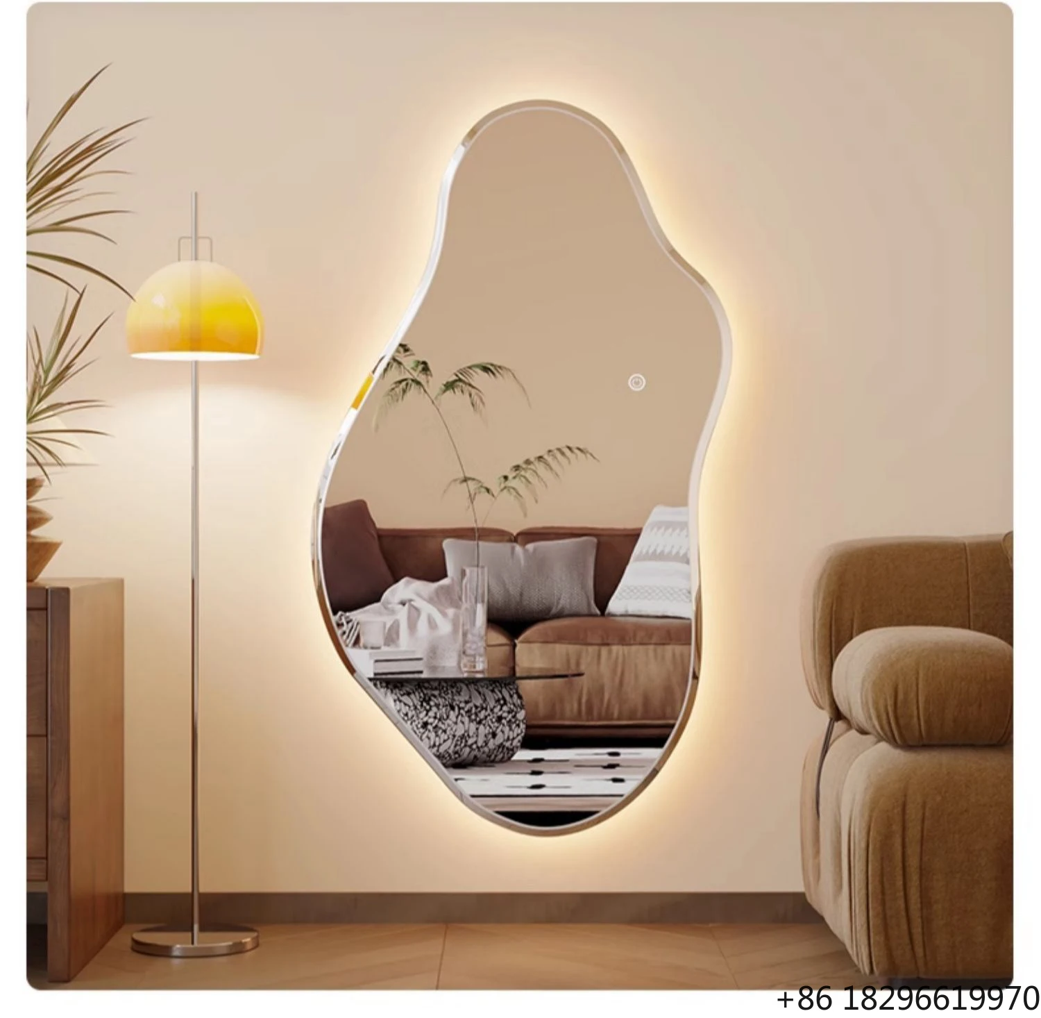 Irregular Wall Mounted LED Vanity Mirror Luminous Decorative Mirror For Apartment Home Bedroom Wholesale
Irregular Wall Mounted LED Vanity Mirror Luminous Decorative Mirror For Apartment Home Bedroom Wholesale