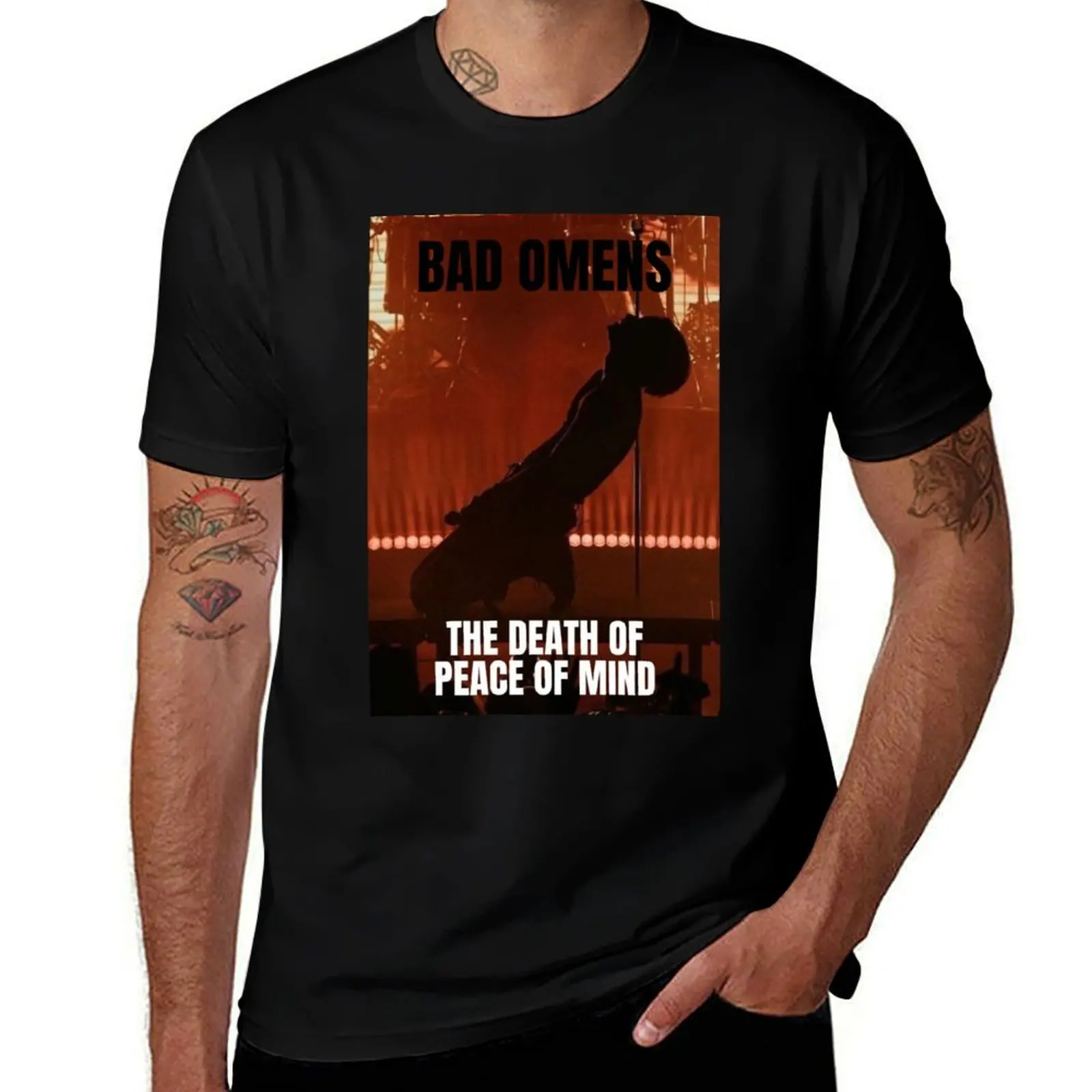 Bad Omens The Death of Peace of Mind T-Shirt cotton tshirt 100% man tshirt T-Shirt
Bad Omens The Death of Peace of Mind T-Shirt cotton tshirt 100% man tshirt T-Shirt