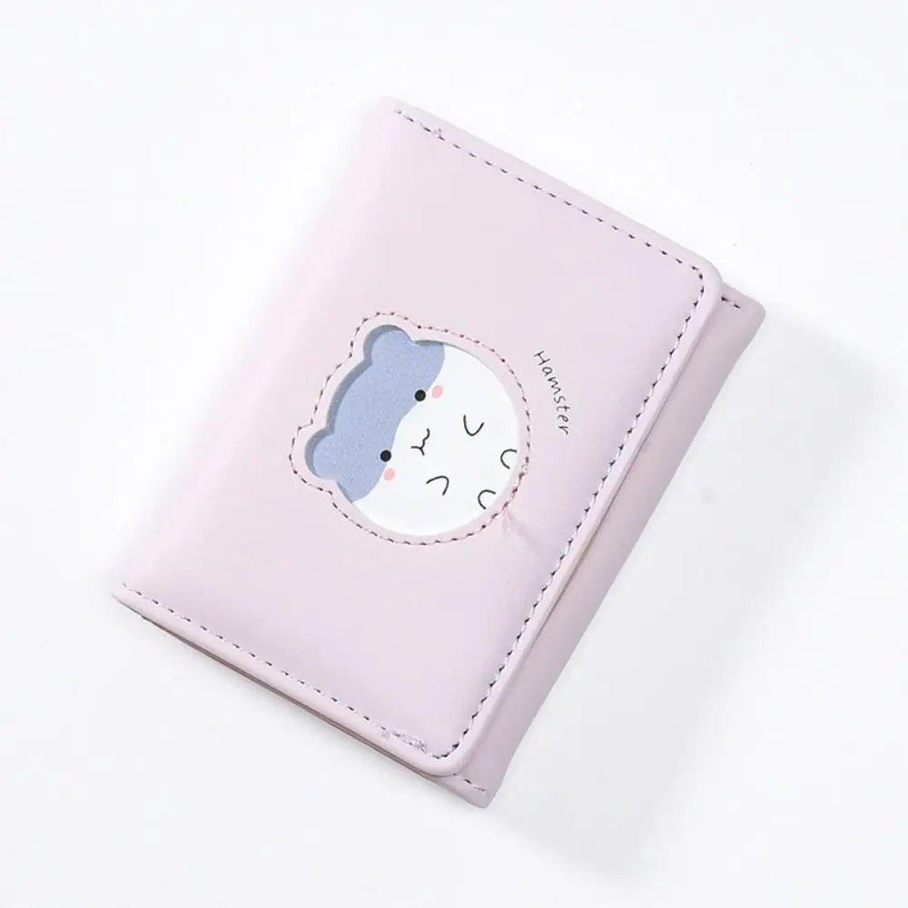 Simple Pu Leather Hamster Short Wallet Printing Coin Purse Folding Purse Bank Card Bag Change Purse Card Holder Girls 
Simple Pu Leather Hamster Short Wallet Printing Coin Purse Folding Purse Bank Card Bag Change Purse Card Holder Girls