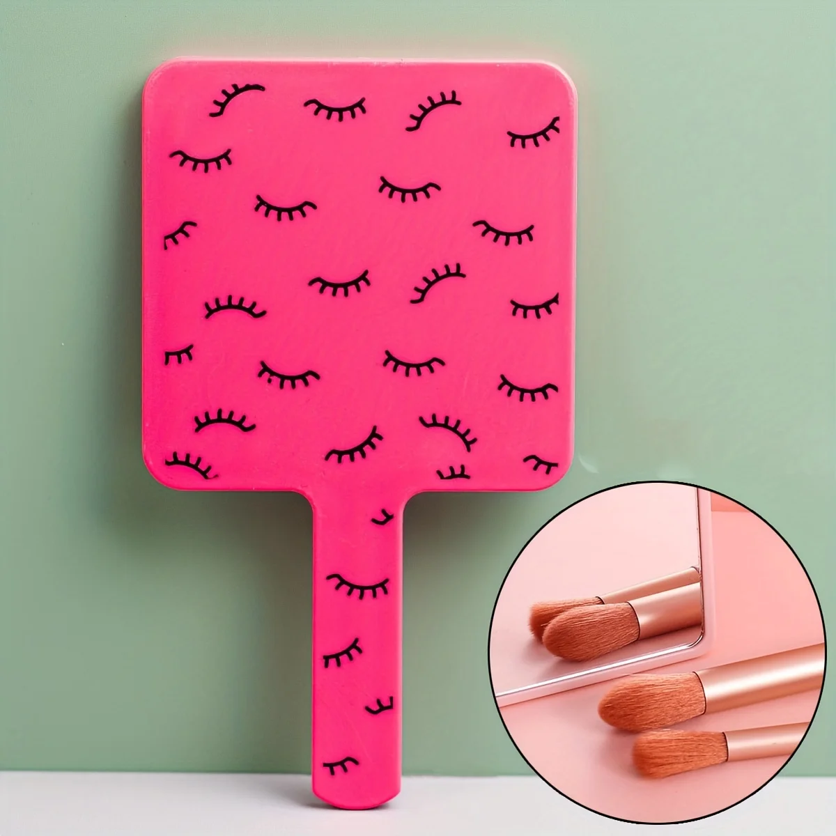 1pc Handheld Makeup Mirror Square Mirror Female Handle Makeup Cosmetic Beauty Tools Handheld Vanity Make Up Mirror Makeup Tools
1pc Handheld Makeup Mirror Square Mirror Female Handle Makeup Cosmetic Beauty Tools Handheld Vanity Make Up Mirror Makeup Tools