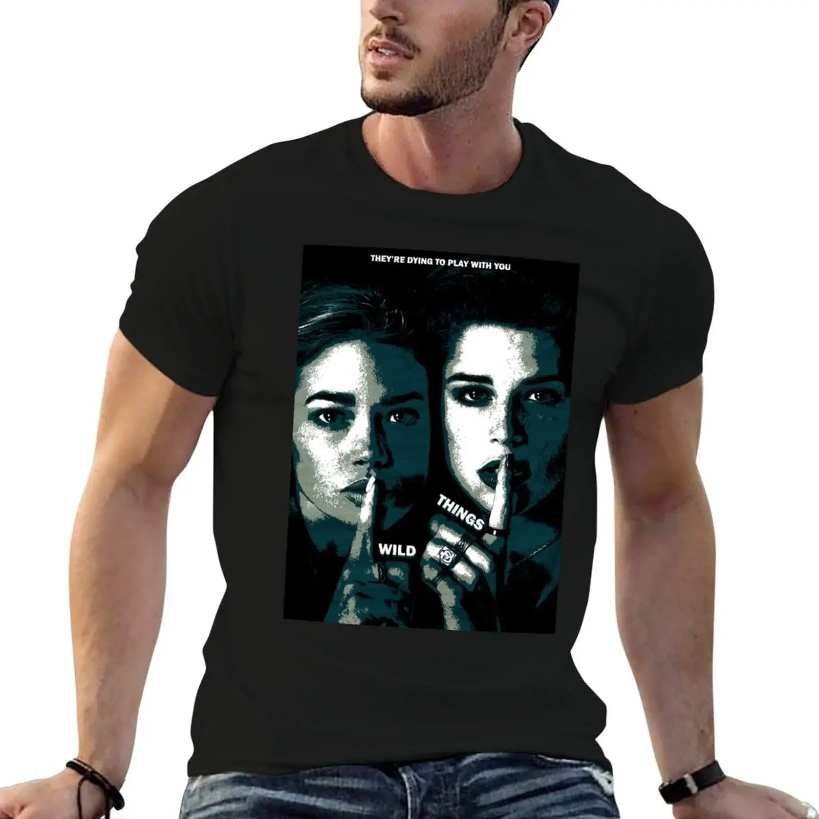 Wild Things' Vintage Movie Poster T-Shirt croswit shirt man funny costumes mens plain t shirts
Wild Things' Vintage Movie Poster T-Shirt croswit shirt man funny costumes mens plain t shirts