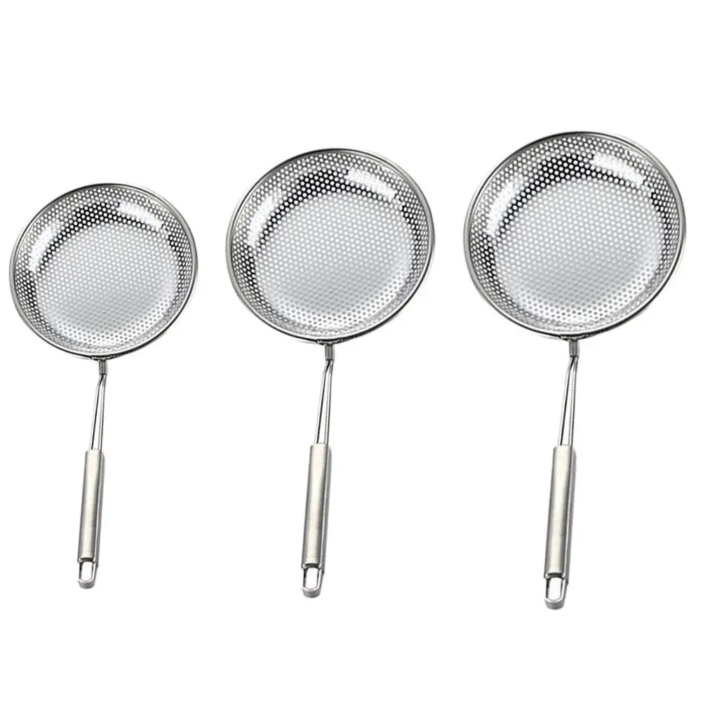 3 Pcs Colander Filter Strainer Sieve Kitchen Mesh Hot Pot Scoops Stainless Steel Noodle Strainer Food Grade Wear Resistant
3 Pcs Colander Filter Strainer Sieve Kitchen Mesh Hot Pot Scoops Stainless Steel Noodle Strainer Food Grade Wear Resistant