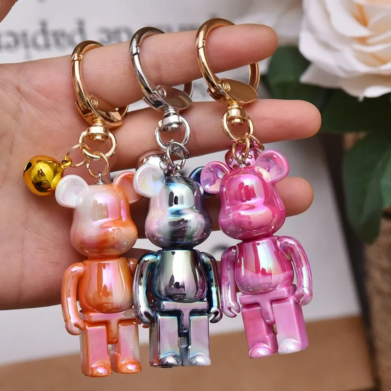5PCS Creative Cartoon Acrylic Dazzle Bear Keychain, Fashionable Car Bag Pendant, Adult Children Bulk Share Reward Small Gift
5PCS Creative Cartoon Acrylic Dazzle Bear Keychain, Fashionable Car Bag Pendant, Adult Children Bulk Share Reward Small Gift