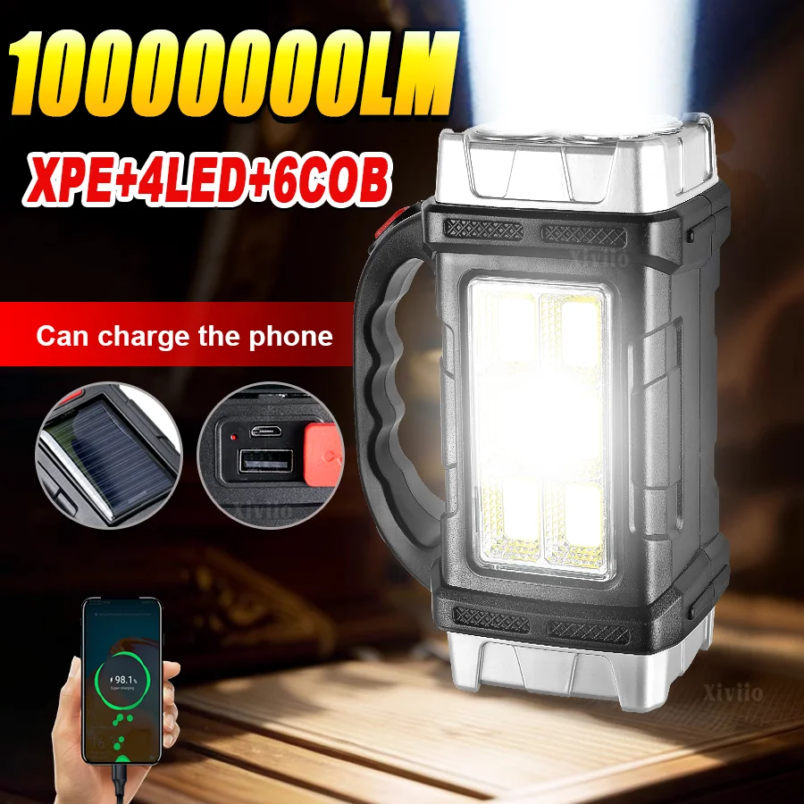 2025 Solar LED Flashlight Portable Searchlight Handheld Lighting USB Rechargeable Flashlight Work Light Camping Emergency lights
2025 Solar LED Flashlight Portable Searchlight Handheld Lighting USB Rechargeable Flashlight Work Light Camping Emergency lights