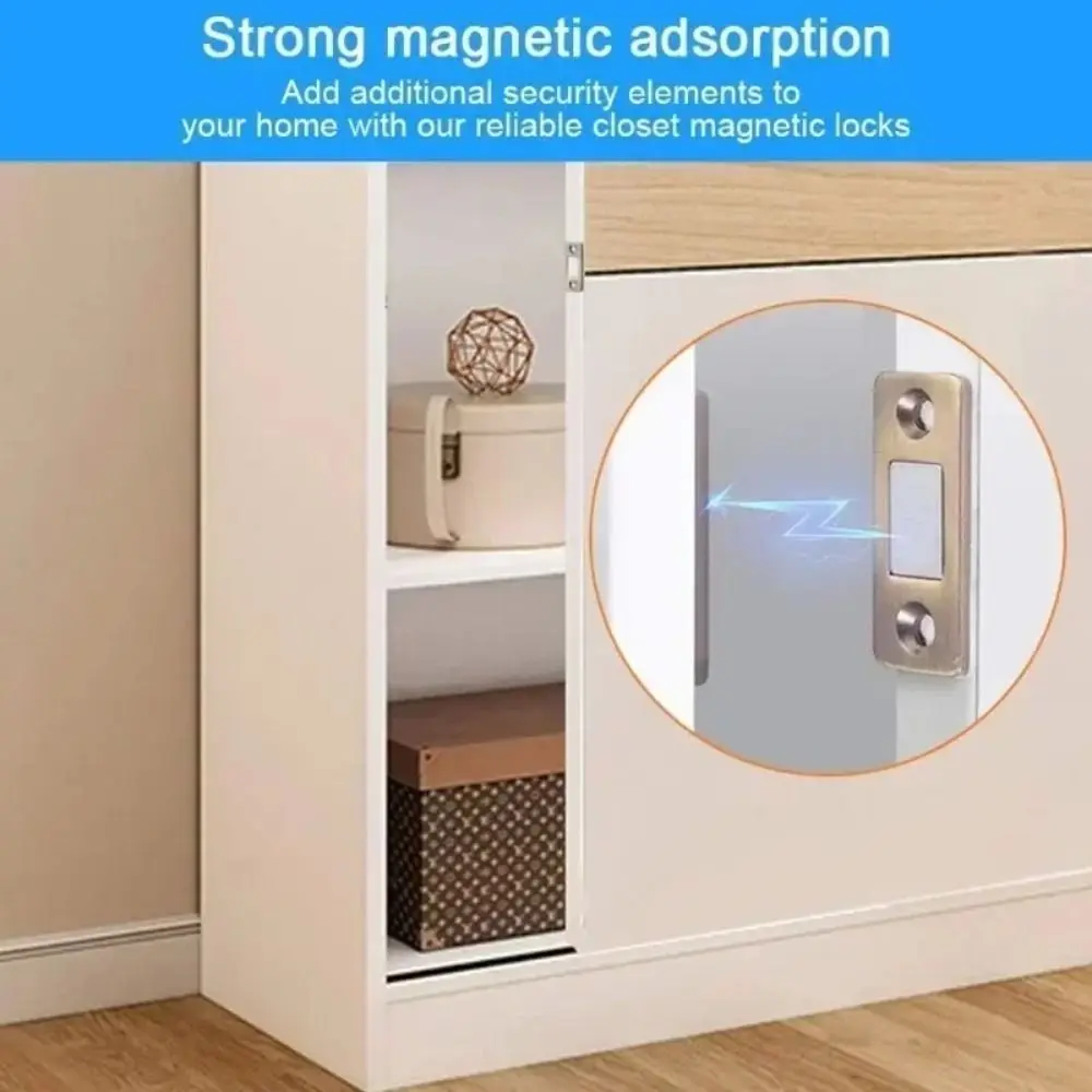 Strong Magnetic Force Magnetic Door Catch Stable Design Long-Lasting Strong Magnetic Closer Durable Material Simple Appearance
Strong Magnetic Force Magnetic Door Catch Stable Design Long-Lasting Strong Magnetic Closer Durable Material Simple Appearance