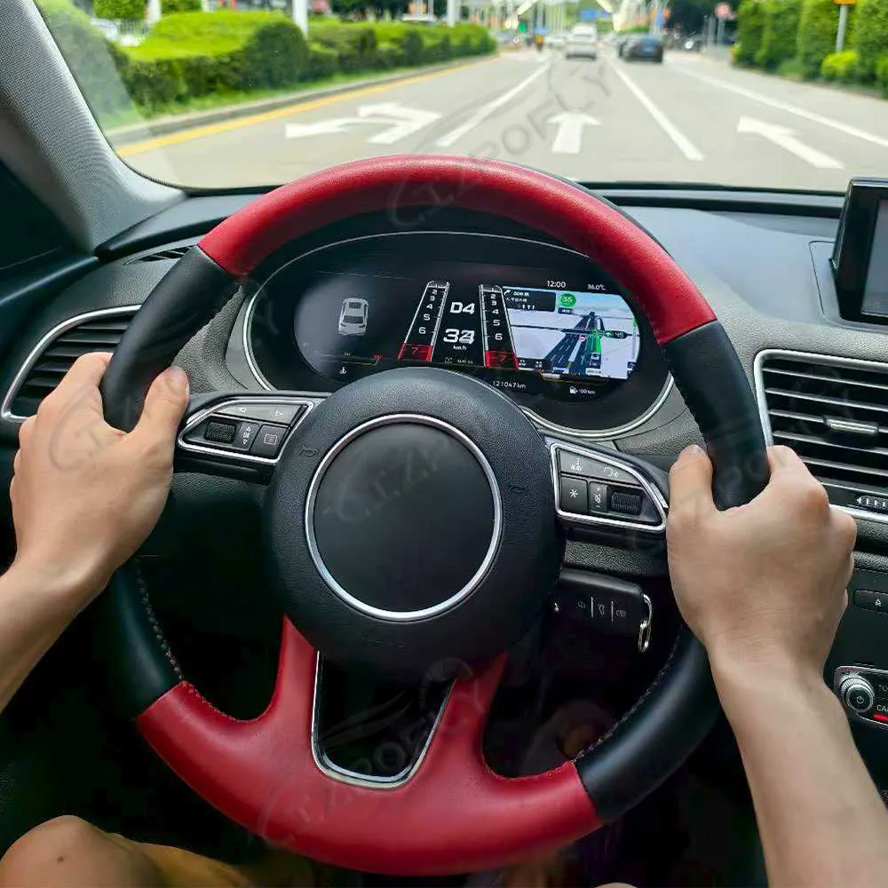 12.3 Inch LCD Speedometer Car Dashboard For Audi Q3 2012-2018 Digital Cluster Virtual Cockpit Instrument Display Panel GPS Linux