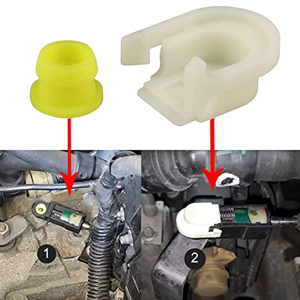 White+Yellow Transmission Shifter Bushing Set Transmission Bushing Kit High-quality Materials Secure Attachment
White+Yellow Transmission Shifter Bushing Set Transmission Bushing Kit High-quality Materials Secure Attachment