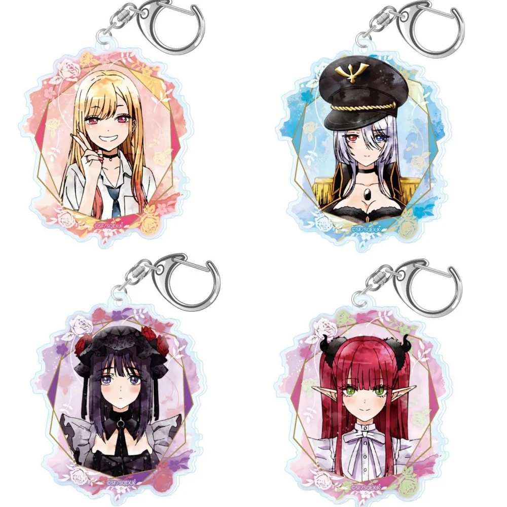 6CM Anime My Dress-Up Darling Keychain Marin Kitagawa Wakana Gojo Key Chain Acrylic Model Plate Holder Birthday Prop Fans Gifts 
6CM Anime My Dress-Up Darling Keychain Marin Kitagawa Wakana Gojo Key Chain Acrylic Model Plate Holder Birthday Prop Fans Gifts