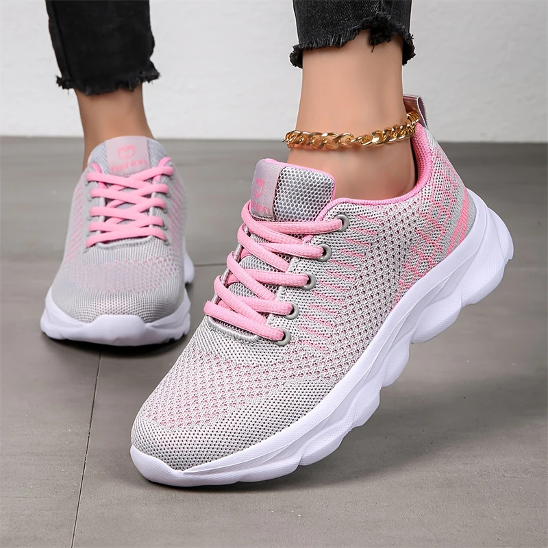 Hot Sale Women's Running Shoes Lightweight Sports Shoes Woman Walking Shoes Breathable Knit Casual Sneakers For Women Trainers
Hot Sale Women's Running Shoes Lightweight Sports Shoes Woman Walking Shoes Breathable Knit Casual Sneakers For Women Trainers