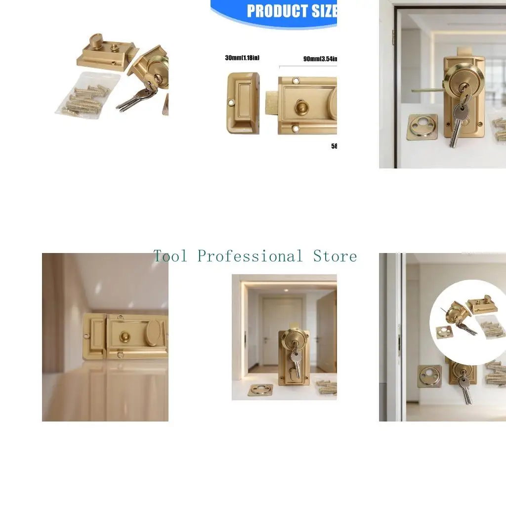 57QF Single Cylinder Deadbolts Lock For Wood Metal Door Left Right Hand Installation
57QF Single Cylinder Deadbolts Lock For Wood Metal Door Left Right Hand Installation