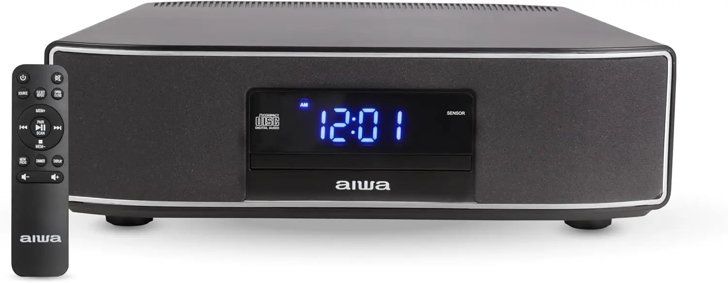 30W RMS Home Speaker System with CD Player, Bluetooth, FM Radio, Optical Input, Dual Tweeters & Bass Units, Remote
30W RMS Home Speaker System with CD Player, Bluetooth, FM Radio, Optical Input, Dual Tweeters & Bass Units, Remote