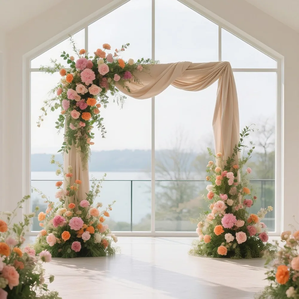 US Shipping 9.9FT Gold Wedding Arch Stand Metal Frame for Ceremony Party Backdrop
US Shipping 9.9FT Gold Wedding Arch Stand Metal Frame for Ceremony Party Backdrop