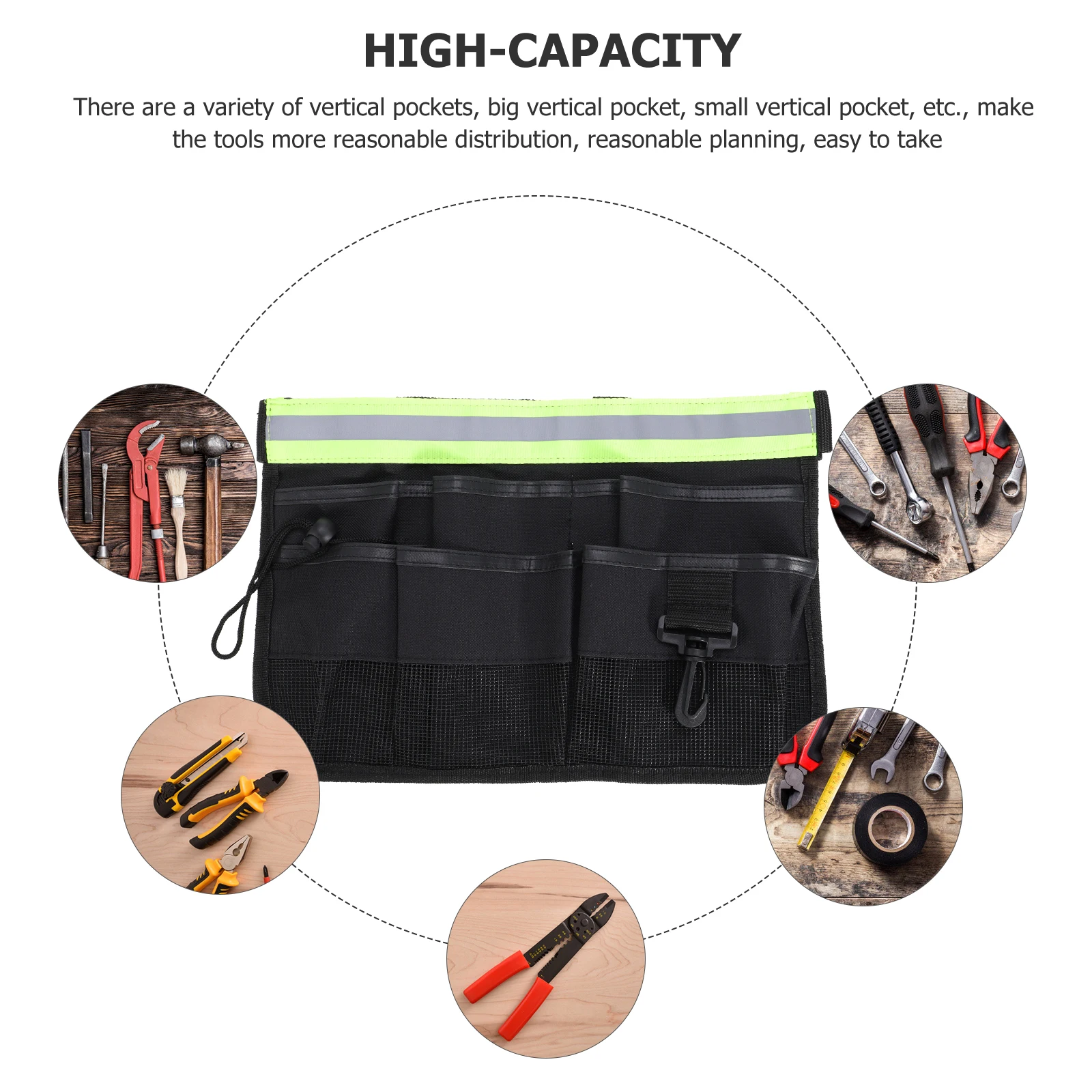 Oxford Cloth Thickened Wear Resistant Tool Waist Pouch Professional Work Belt Multiple Pockets Adjustable Suitable Carpenters
Oxford Cloth Thickened Wear Resistant Tool Waist Pouch Professional Work Belt Multiple Pockets Adjustable Suitable Carpenters