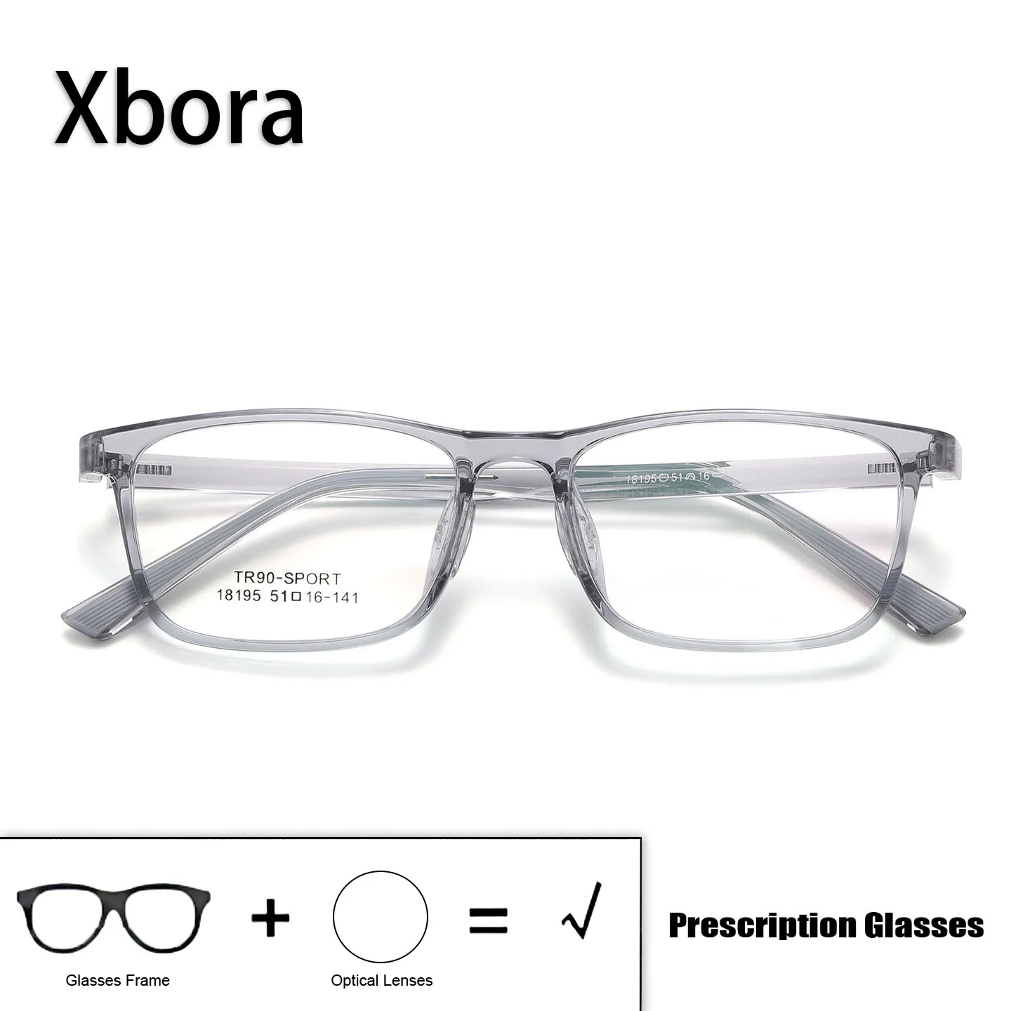 XBORA TR90 Ultra Light Small Square Frame Casual Comfortable Progressive Optical Prescription Myopia Hyperopia Eyelasses 18195
XBORA TR90 Ultra Light Small Square Frame Casual Comfortable Progressive Optical Prescription Myopia Hyperopia Eyelasses 18195