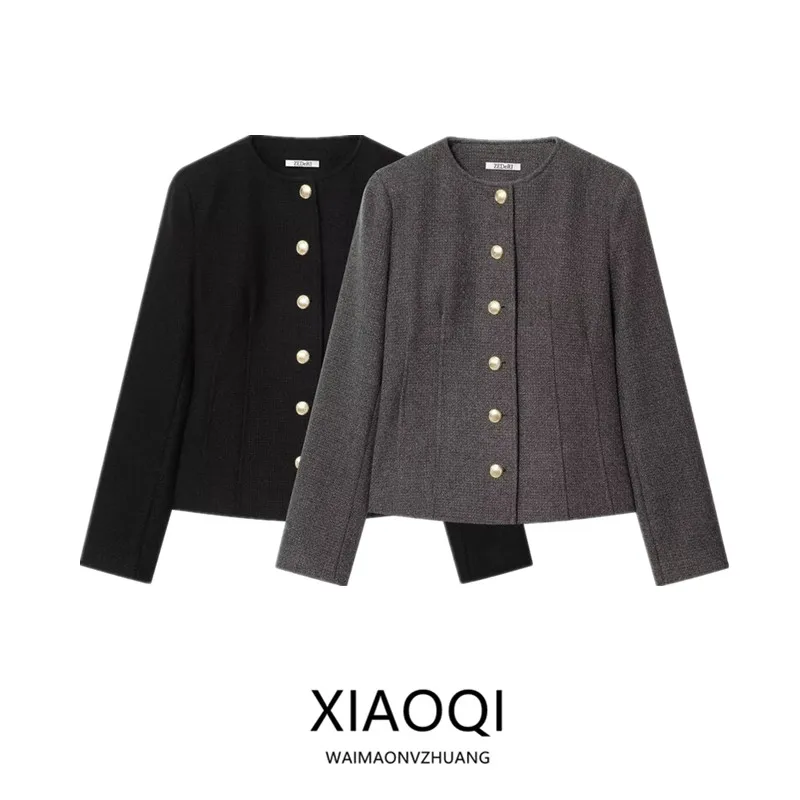 Spring 2026 Women's Slim Fit Long Sve round Ne oulder Padded Suit Jaet New Arrival Commute Sle Button Closure Oute...
Spring 2026 Women's Slim Fit Long Sve round Ne oulder Padded Suit Jaet New Arrival Commute Sle Button Closure Oute...