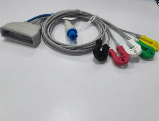 Совместимое устройство Telemetry Leadwire MX40. Используйте кабель с 5 проводами с Spo2, 989803171931, с моноблокировкой.
Совместимое устройство Telemetry Leadwire MX40. Используйте кабель с 5 проводами с Spo2, 989803171931, с моноблокировкой.