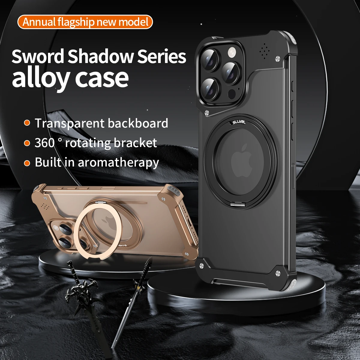 For Apple iPhone 16 Case Clear Hard Back Cover 360 rotating bracket Builtin Aromatherapy for Magsafe Case for Iphone 16 Pro Max
For Apple iPhone 16 Case Clear Hard Back Cover 360 rotating bracket Builtin Aromatherapy for Magsafe Case for Iphone 16 Pro Max