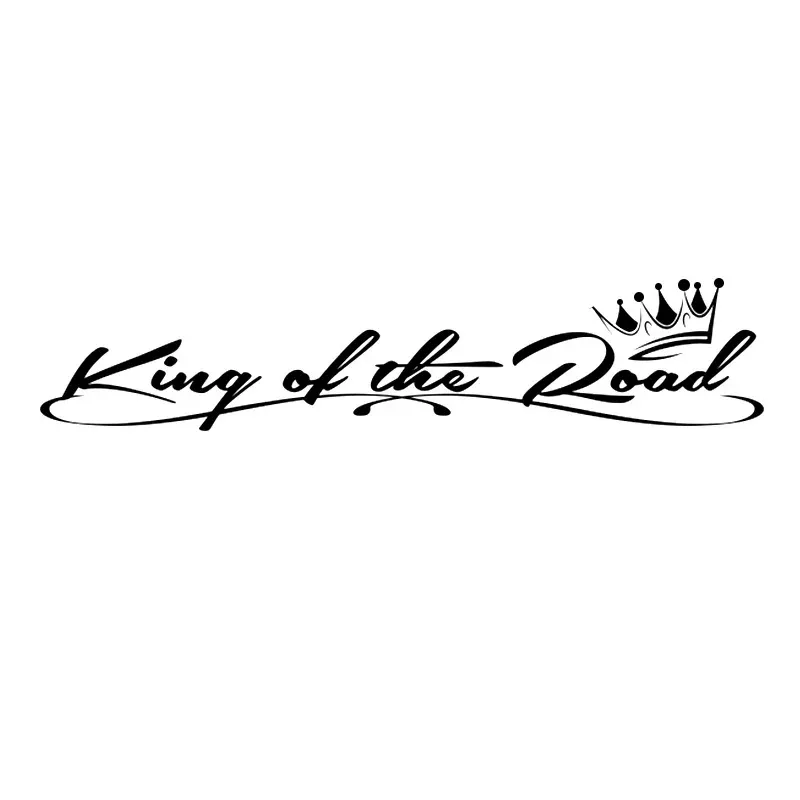 PVC Waterproof and sunscreen Die-Cut Vinyl Decal King of the Road Car Sticker Auto Decors on Car Body Bumper Rear Window
PVC Waterproof and sunscreen Die-Cut Vinyl Decal King of the Road Car Sticker Auto Decors on Car Body Bumper Rear Window