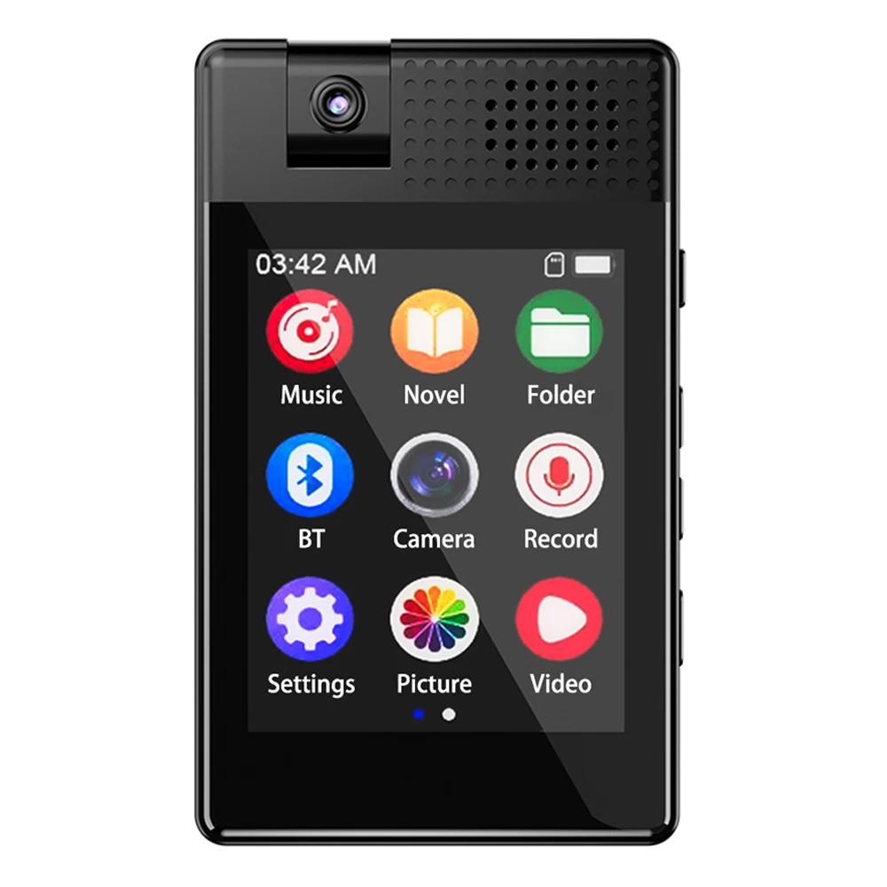 Подходит для Bluetooth 5,3 MP3-плеер, 8/16 ГБ, 2,8 дюйма, полный сенсорный экран, HIFI/FM-радио с шагомером электронной книги
Подходит для Bluetooth 5,3 MP3-плеер, 8/16 ГБ, 2,8 дюйма, полный сенсорный экран, HIFI/FM-радио с шагомером электронной книги