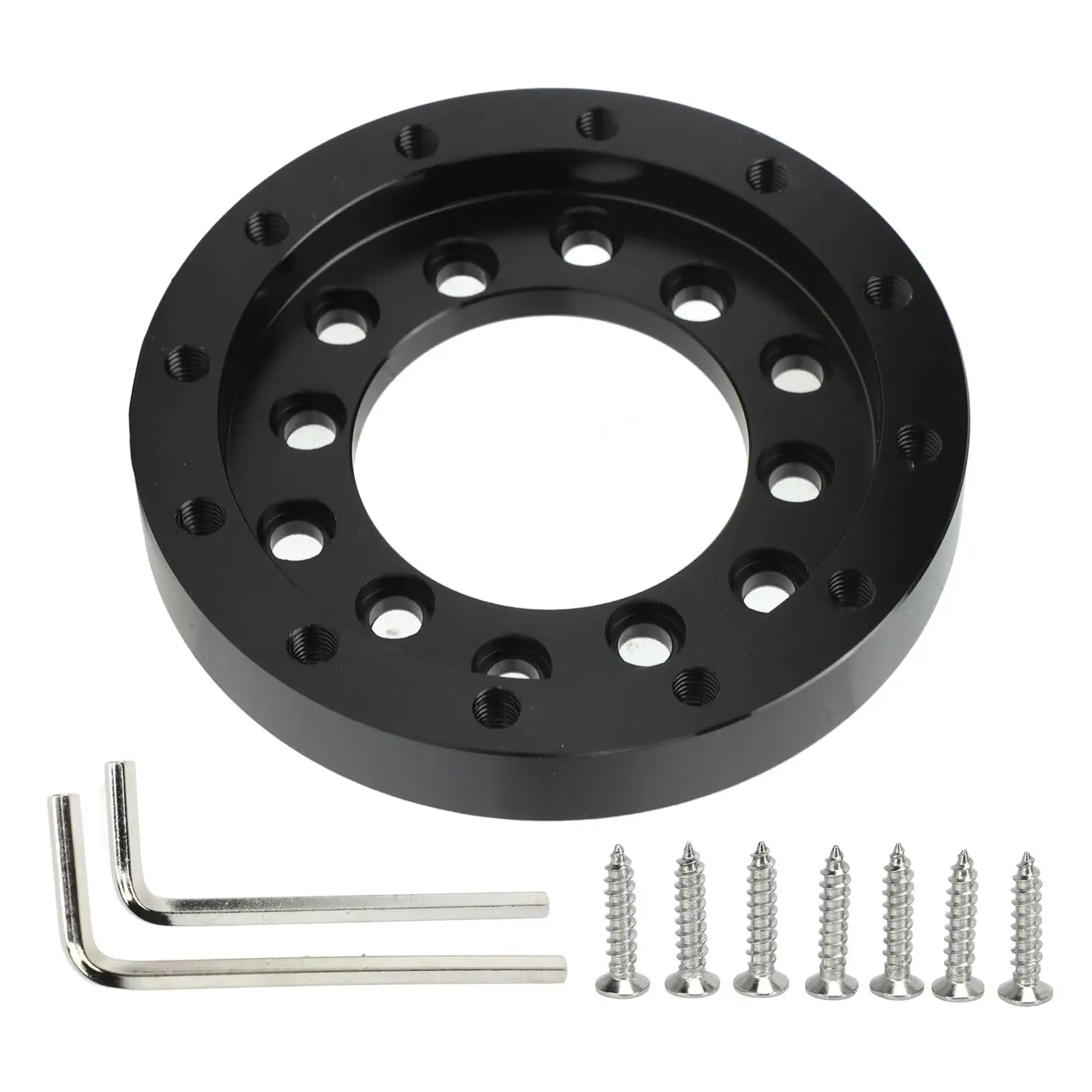 CNC Aluminum Steering Wheel Adapter + Black Plate for logitech G29 G280 with Crankshaft Camshaft Position Sensor
CNC Aluminum Steering Wheel Adapter + Black Plate for logitech G29 G280 with Crankshaft Camshaft Position Sensor