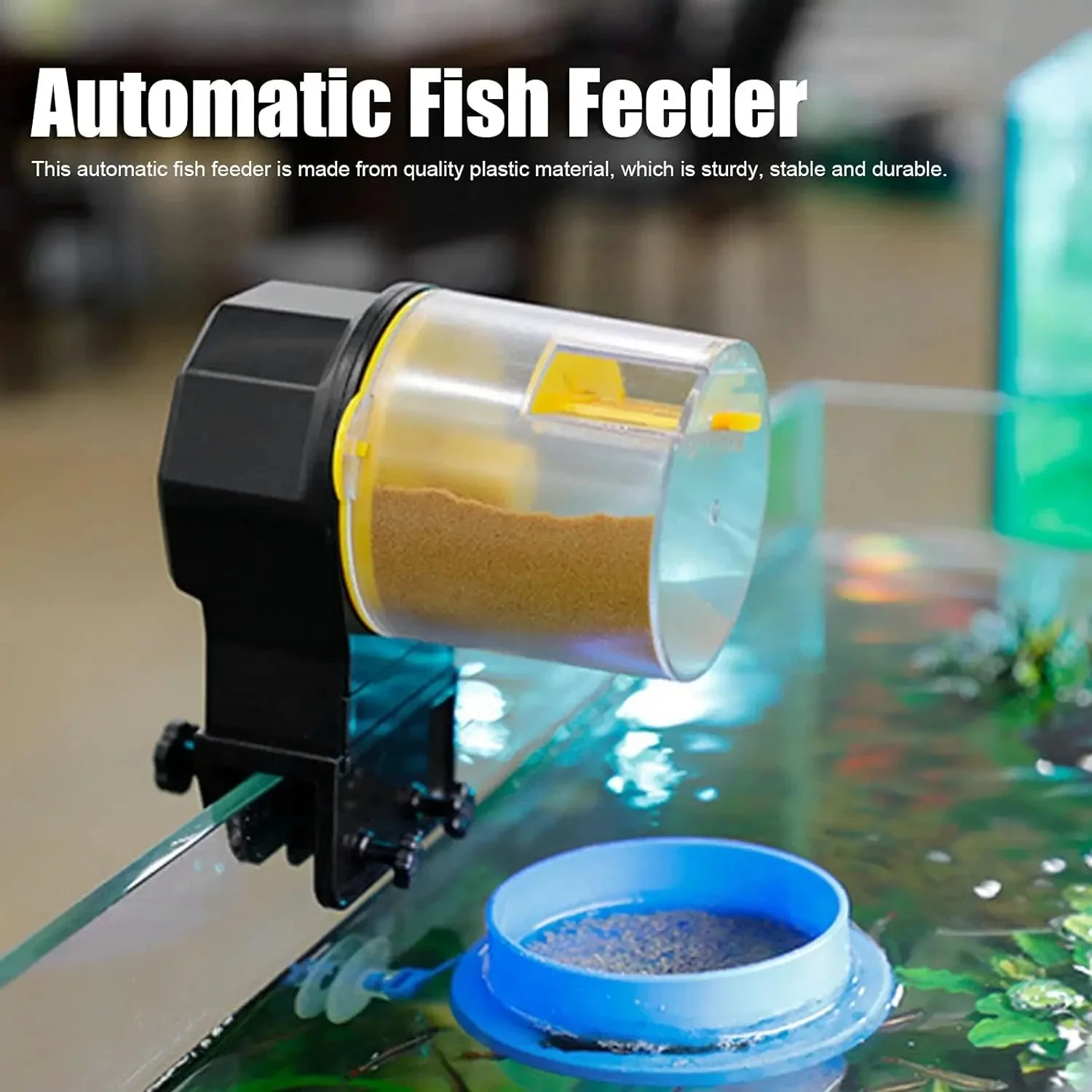 Automatic Aquarium Fish Feeder Fish Tank Timer Feeder Dispenser 12/24H Timer Outdoor Essential Aquarium Creature Feeding Supplie
Automatic Aquarium Fish Feeder Fish Tank Timer Feeder Dispenser 12/24H Timer Outdoor Essential Aquarium Creature Feeding Supplie