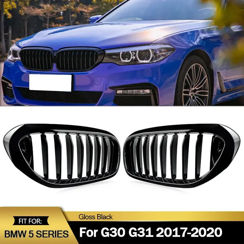 Передняя решетка для BMW G30 G31 540i 530e M550i 5-Series 2017-20 глянцевая черная
Передняя решетка для BMW G30 G31 540i 530e M550i 5-Series 2017-20 глянцевая черная