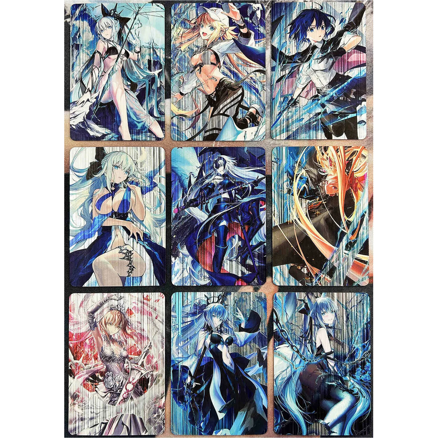 9 шт./компл. Fate/Grand Order Altria Morgan Jeanne d'Arc преломление цветная флэш-карта Diy самодельная классическая аниме игровая карта подарочная игрушка
9 шт./компл. Fate/Grand Order Altria Morgan Jeanne d'Arc преломление цветная флэш-карта Diy самодельная классическая аниме игровая карта подарочная игрушка