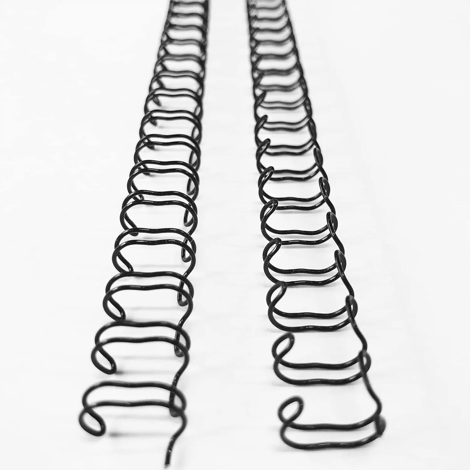 Double Loop Wire Binding Spines 5/16 Inch 100 Pack 3:1 Pitch 40 Sheet Capacity for Letter Size Binding Projects
Double Loop Wire Binding Spines 5/16 Inch 100 Pack 3:1 Pitch 40 Sheet Capacity for Letter Size Binding Projects