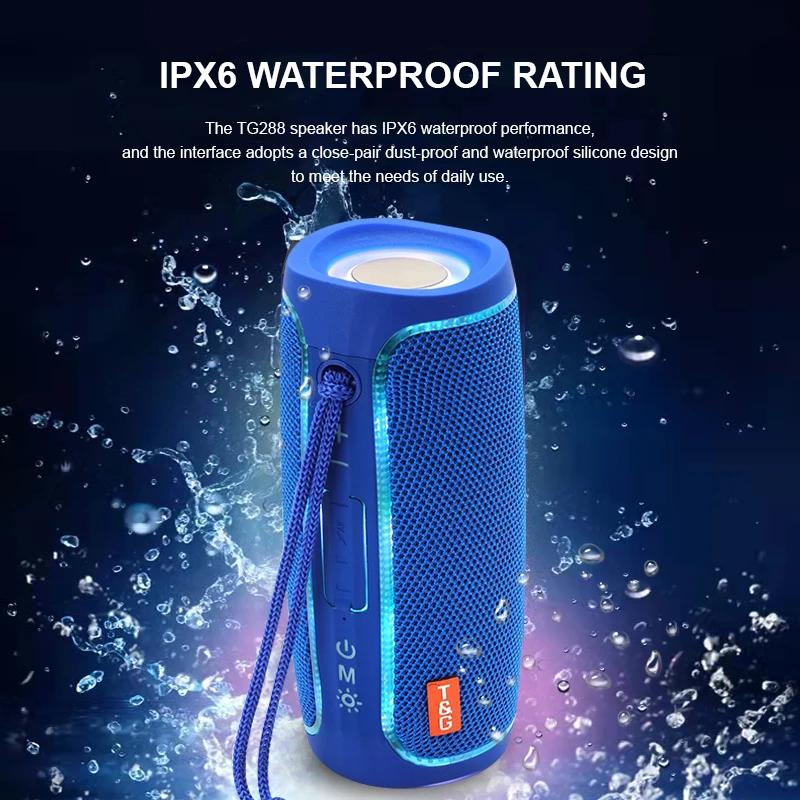 T&G TG288 Riding Motorcycle Speaker Portable Stereo Sound Speaker 1800mAh Battery 10W Dual Bass For Outdoor Camping Hiking
T&G TG288 Riding Motorcycle Speaker Portable Stereo Sound Speaker 1800mAh Battery 10W Dual Bass For Outdoor Camping Hiking