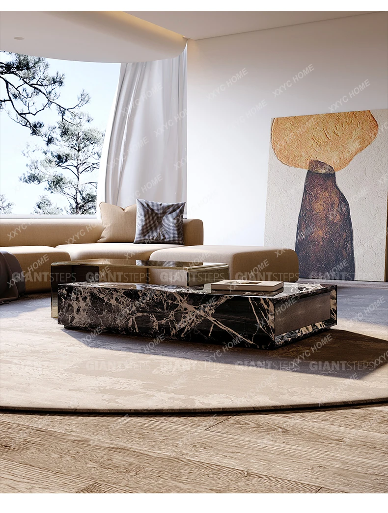 W Natural Marble Coffee Table Living Room Minimalist High-end Luxury Stone Rectangular Storage Can Be Customized
W Natural Marble Coffee Table Living Room Minimalist High-end Luxury Stone Rectangular Storage Can Be Customized