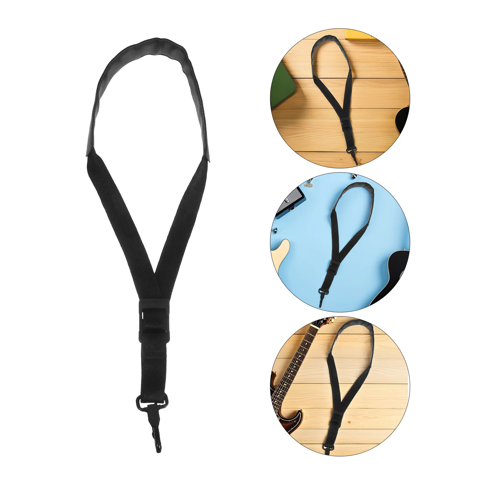 Saxophone Neck Strap Soft Fake Padded Adjustable Buckle Compatible with Alto Tenor Baritone Soprano Saxophone 
Saxophone Neck Strap Soft Fake Padded Adjustable Buckle Compatible with Alto Tenor Baritone Soprano Saxophone
