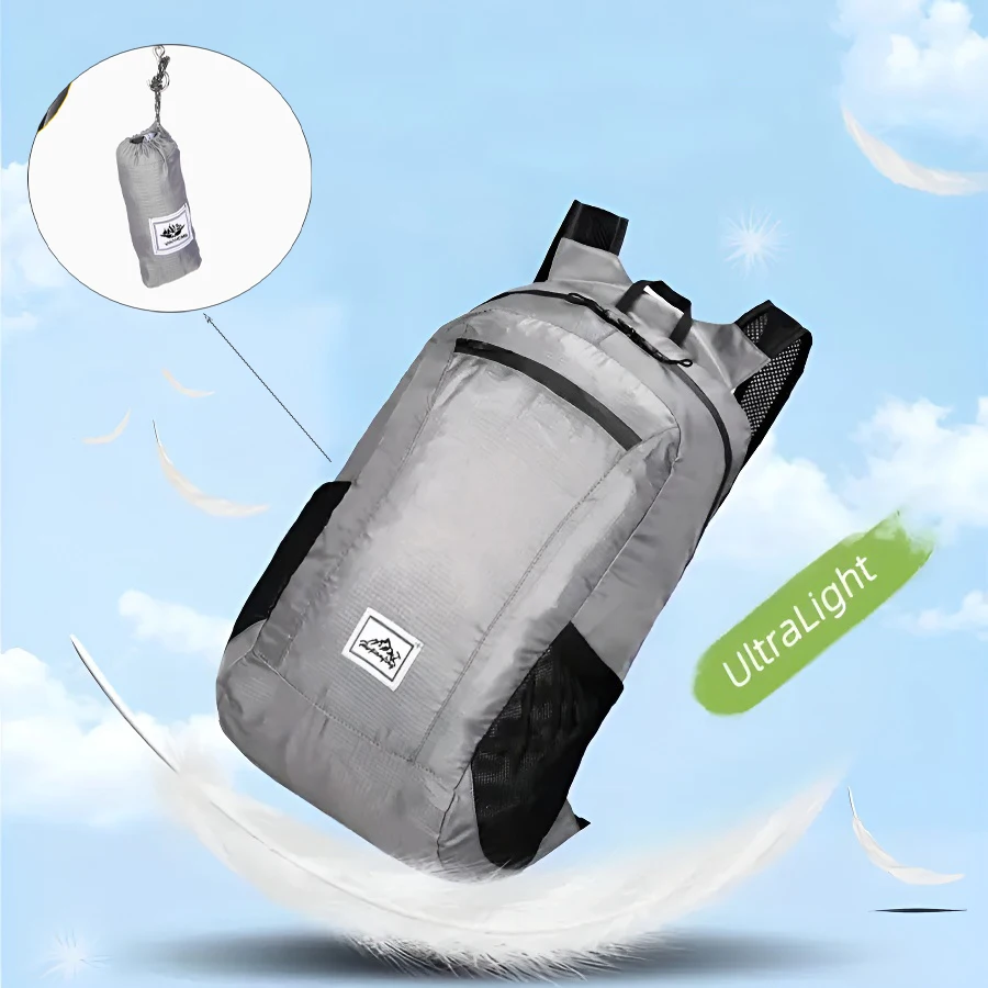 Portable Foldable Backpack Folding Large Capacity Durable Canvas Travel Hiking Camping Backpack with Adjustable Straps 
Portable Foldable Backpack Folding Large Capacity Durable Canvas Travel Hiking Camping Backpack with Adjustable Straps