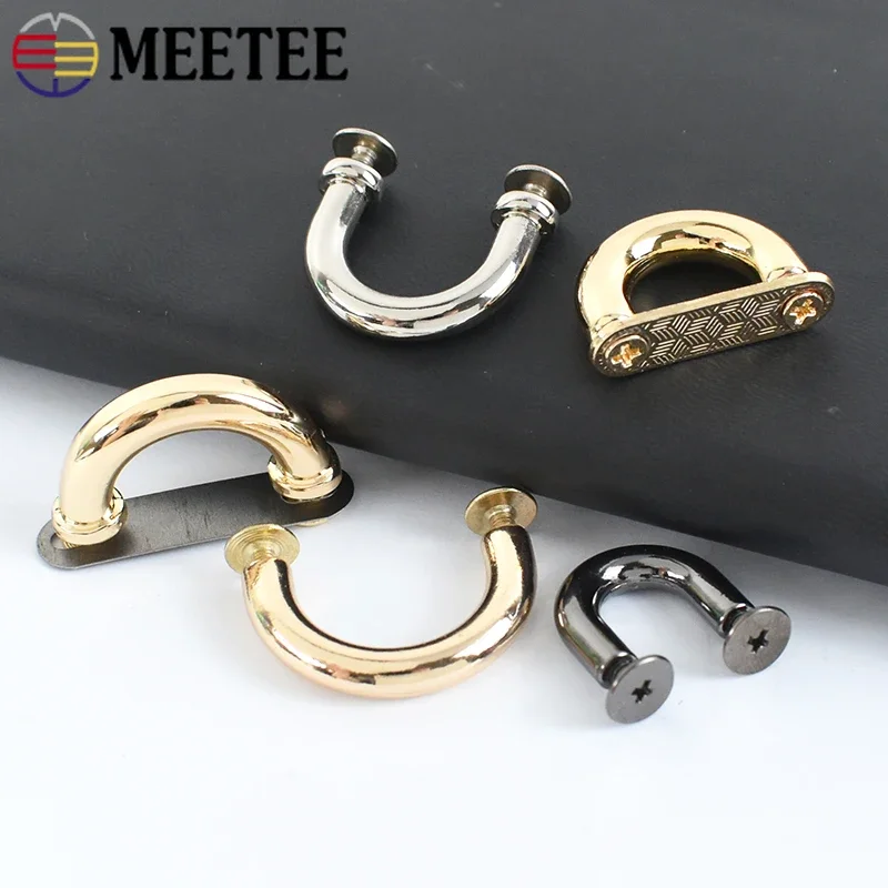 5/10Pcs Meetee Arch Bridges Buckle Metal U Ring Bag Strap Connector Hook Handbag Side Clip Clasp Leather Replace Hardware Craft
5/10Pcs Meetee Arch Bridges Buckle Metal U Ring Bag Strap Connector Hook Handbag Side Clip Clasp Leather Replace Hardware Craft