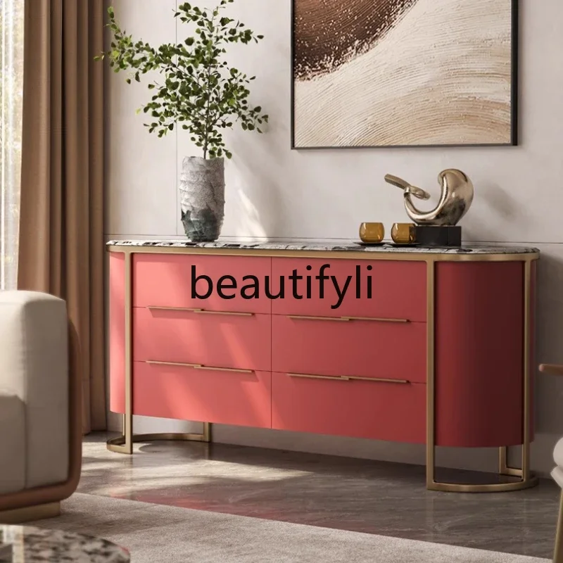 Light luxury natural marble home entrance cabinet household living room six chest cabinet villa locker0420
Light luxury natural marble home entrance cabinet household living room six chest cabinet villa locker0420