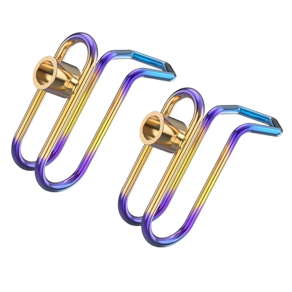 2 Pcs Titanium Burned Stainless Steel Motorcycle Hooks Durable Gear Display Bag Luggage Rack Storage Side Hanger
2 Pcs Titanium Burned Stainless Steel Motorcycle Hooks Durable Gear Display Bag Luggage Rack Storage Side Hanger