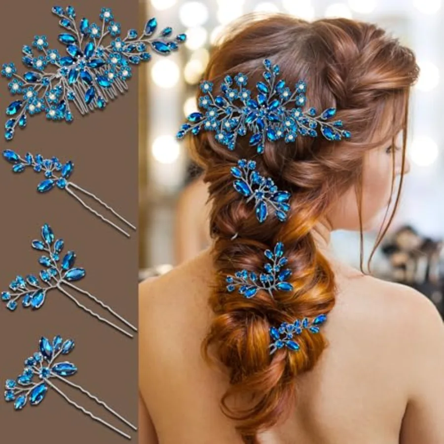 Wedding hair accessories, Bridal for Pcs, brides headpiece, Bride comb
Wedding hair accessories, Bridal for Pcs, brides headpiece, Bride comb
