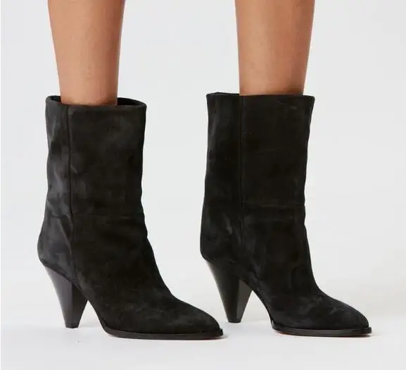Black Beige Suede Pointed Toe Spike Heels Short Booties Women Blue Denim Tube Slip On High Heel Modern Mid-calf Boots Shoes 43
Black Beige Suede Pointed Toe Spike Heels Short Booties Women Blue Denim Tube Slip On High Heel Modern Mid-calf Boots Shoes 43