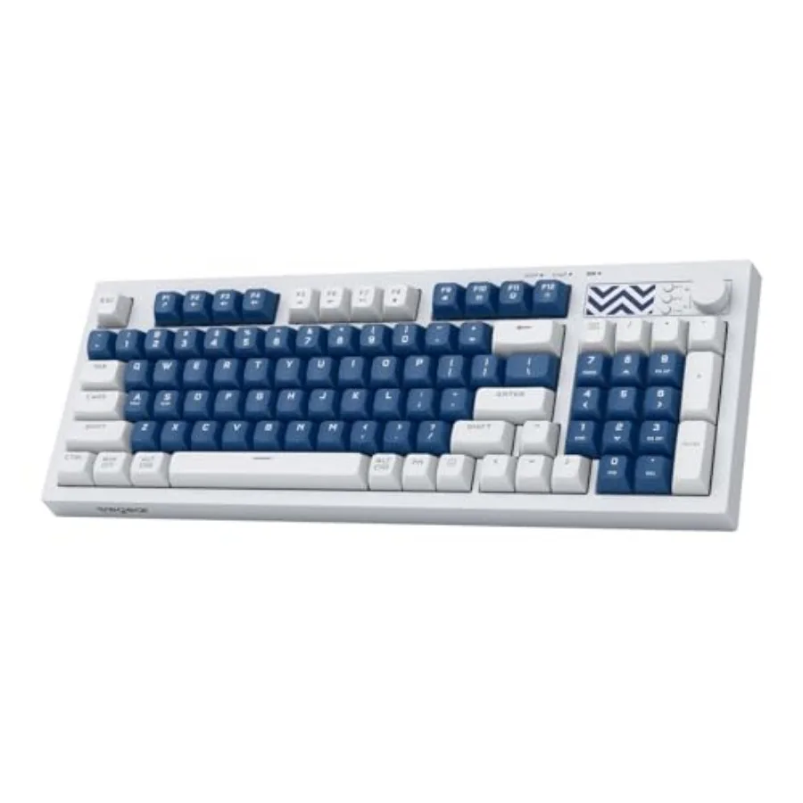 Pastel Wireless Keyboard, Mechanical Typing Membrane Gaming Keyboard with Media Knob, Tri-Mode tooth/2.4GHz/USB-C Wired, Backli
Pastel Wireless Keyboard, Mechanical Typing Membrane Gaming Keyboard with Media Knob, Tri-Mode tooth/2.4GHz/USB-C Wired, Backli