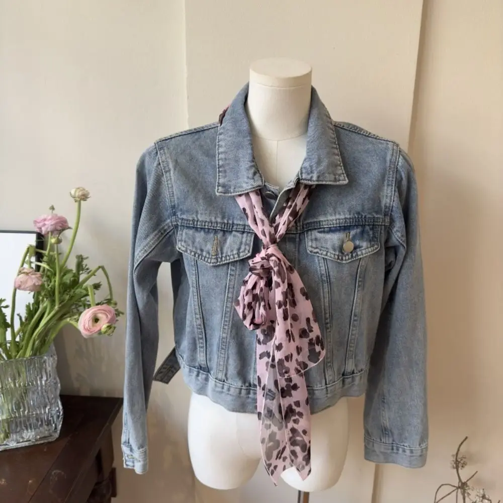 French Style Polka Dot Scarf Hairband Wave Point Leopard Print Silk Scarf Elegant Dress Decoration Chiffon Thin Shawl Beach
French Style Polka Dot Scarf Hairband Wave Point Leopard Print Silk Scarf Elegant Dress Decoration Chiffon Thin Shawl Beach